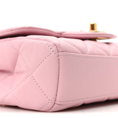 Chanel Caviar Quilted Mini Flap Light Pink 9 of 10
