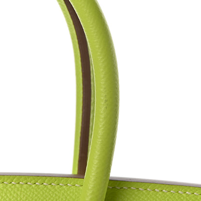 Hermes Epsom Candy Birkin 35 Kiwi Lichen 40 of 41