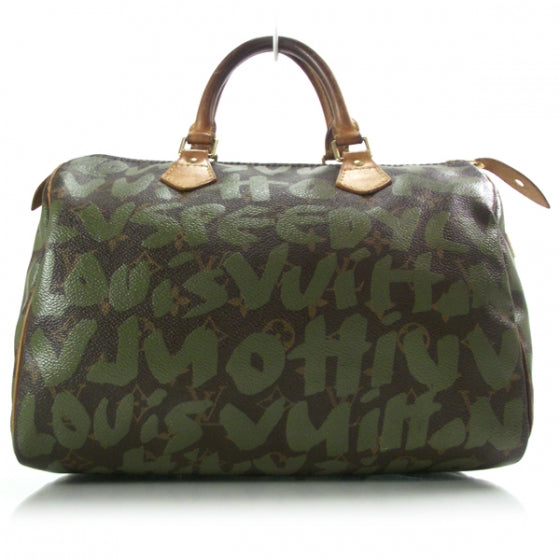 Louis Vuitton Monogram Graffiti Speedy 30 Kaki 1 of 9