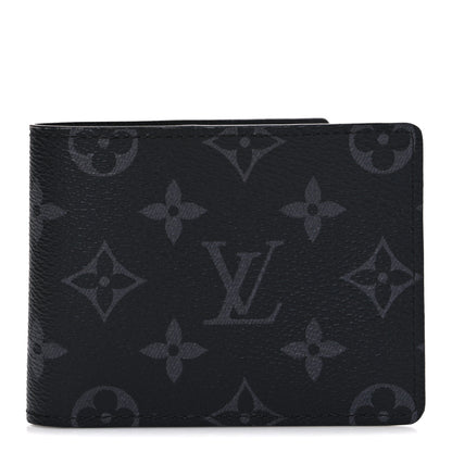 Louis Vuitton Monogram Eclipse Slender Wallet 1 of 7
