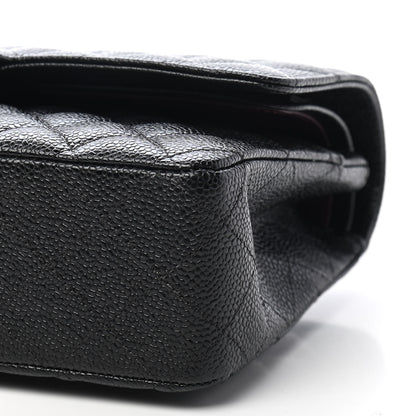 Chanel Caviar Quilted Medium Double Flap Black 9 of 9