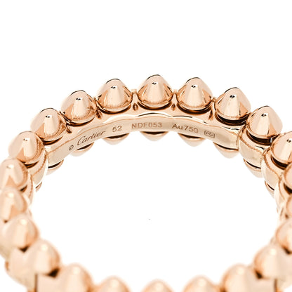 Cartier 18K Pink Gold SM Clash De Cartier Ring 52 6 4 of 5