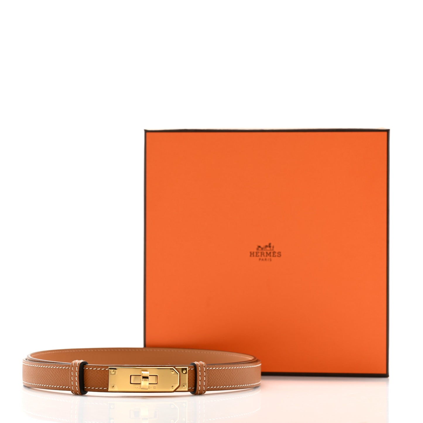 Epsom Kelly Belt Gold