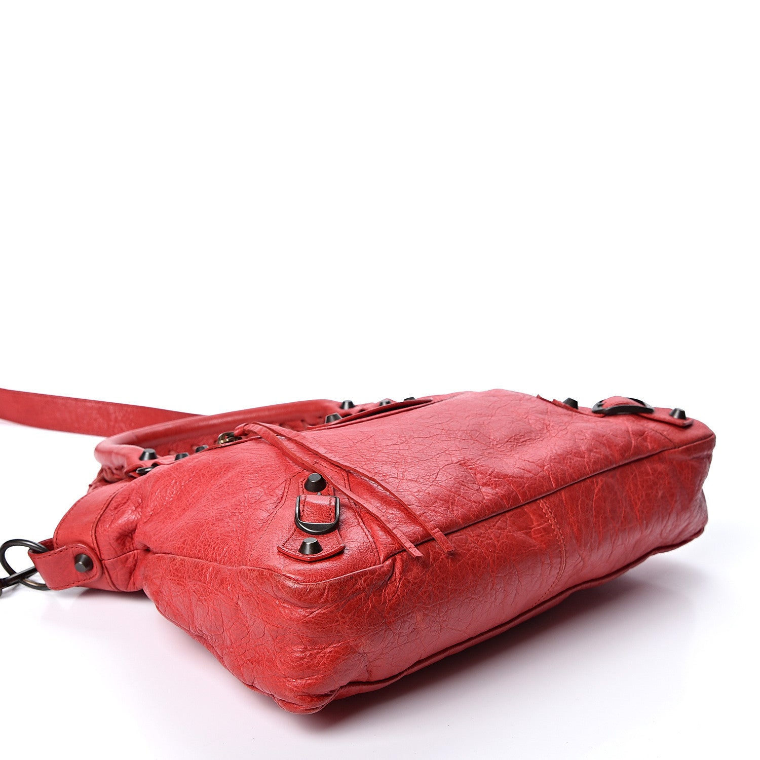 Balenciaga Agneau Classic Hardware Town Rouge Coquelicot 3 of 9