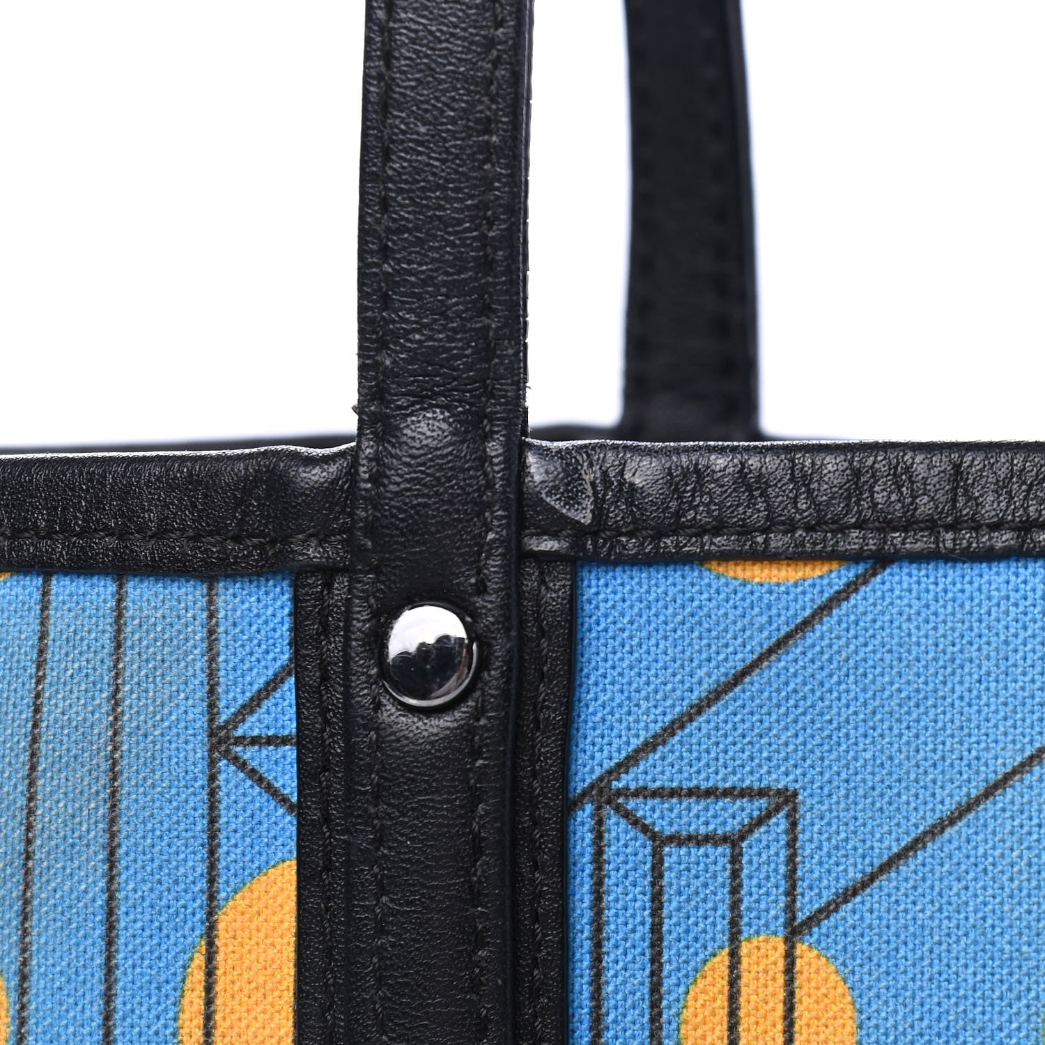 MCM Visetos Large Reversible Shopper Tote Black 12 of 12