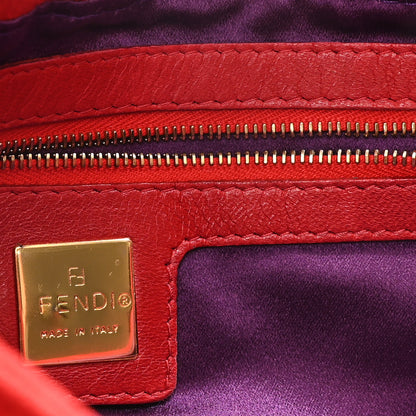 Fendi Suede Baguette Red 6 of 10