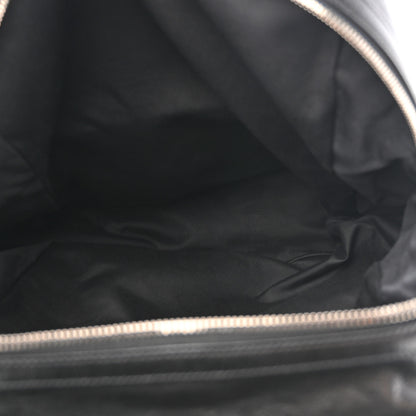 Gucci Fluffy Calfskin Mesh Nylon Medium Morpheus Double Buckle Backpack Black 5 of 10