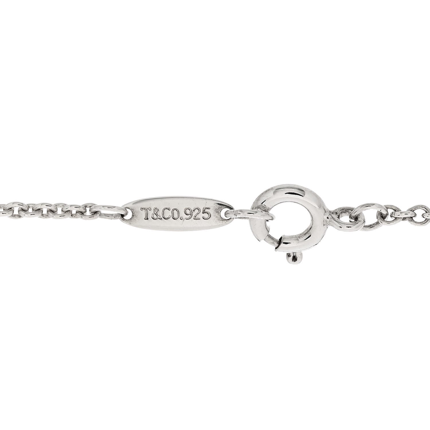 Tiffany Sterling Silver Elsa Peretti Five Station Teardrop Bracelet 3 of 5