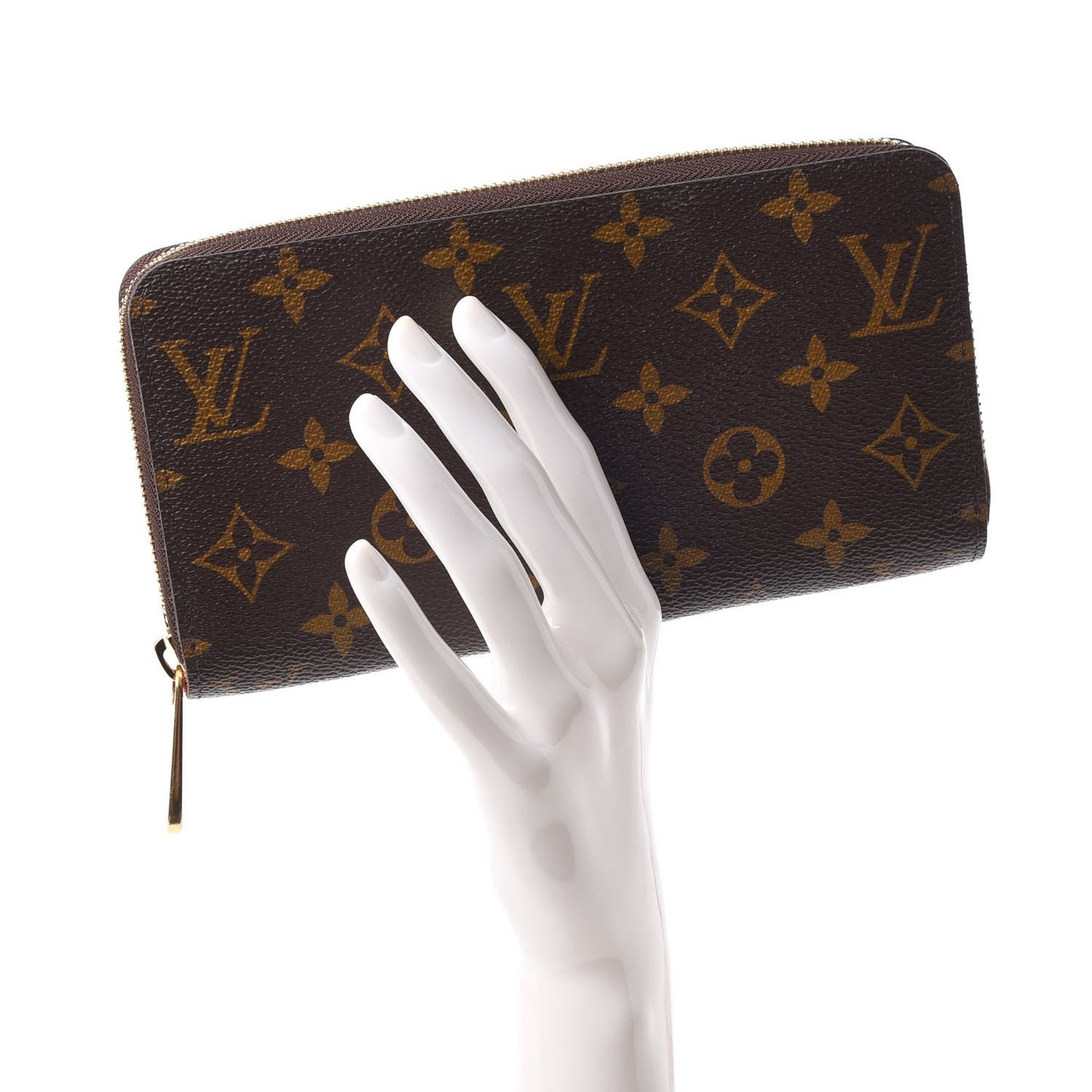 Monogram Zippy Wallet Coquelicot