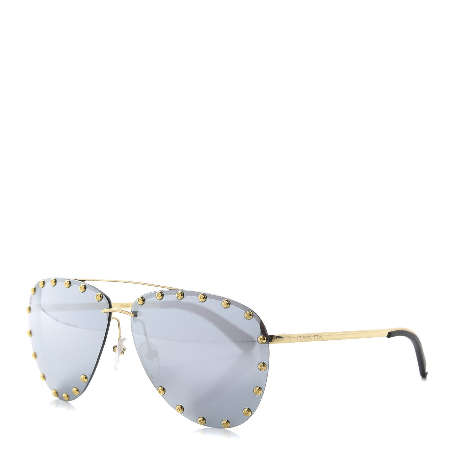 Louis Vuitton The Party Aviator Sunglasses Z0911U Blue 1 of 19