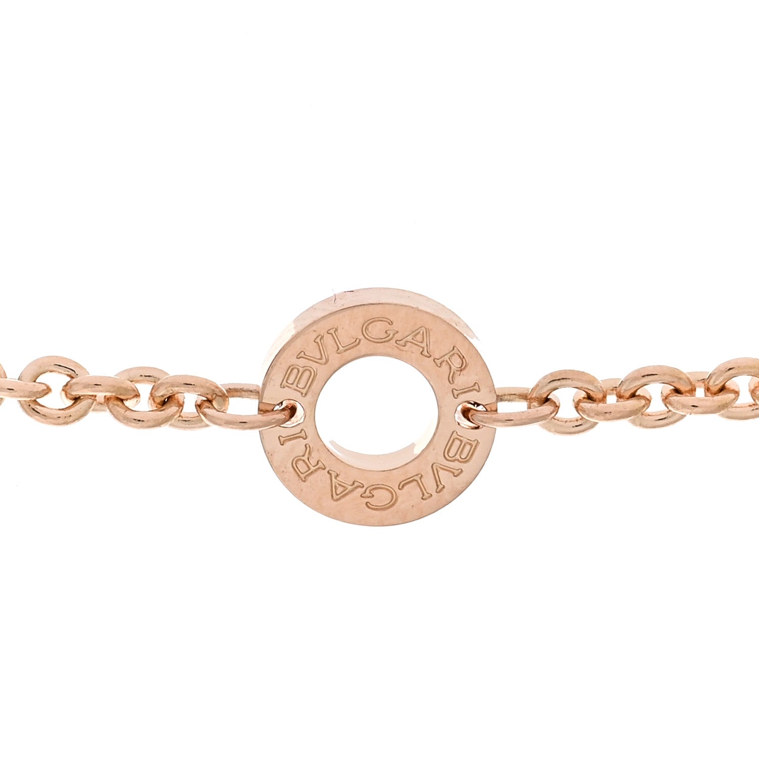 Bulgari 18K Rose Gold B.Zero1 Pendant Necklace 4 of 5