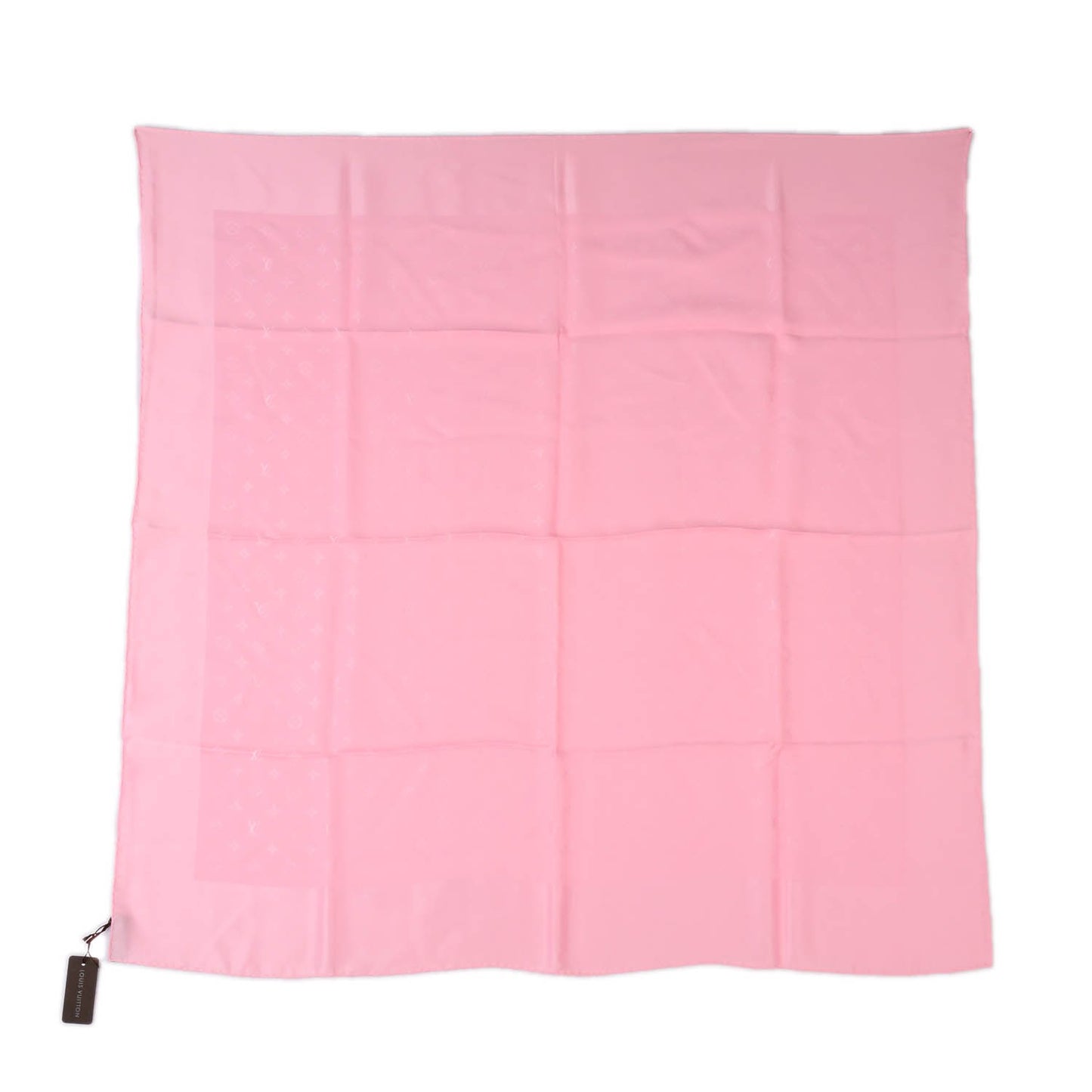 Silk Monogram Monaco Scarf Rose