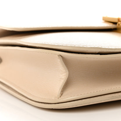 Celine Liege Calfskin Medium Classic Box Flap Bag Cream 8 of 11