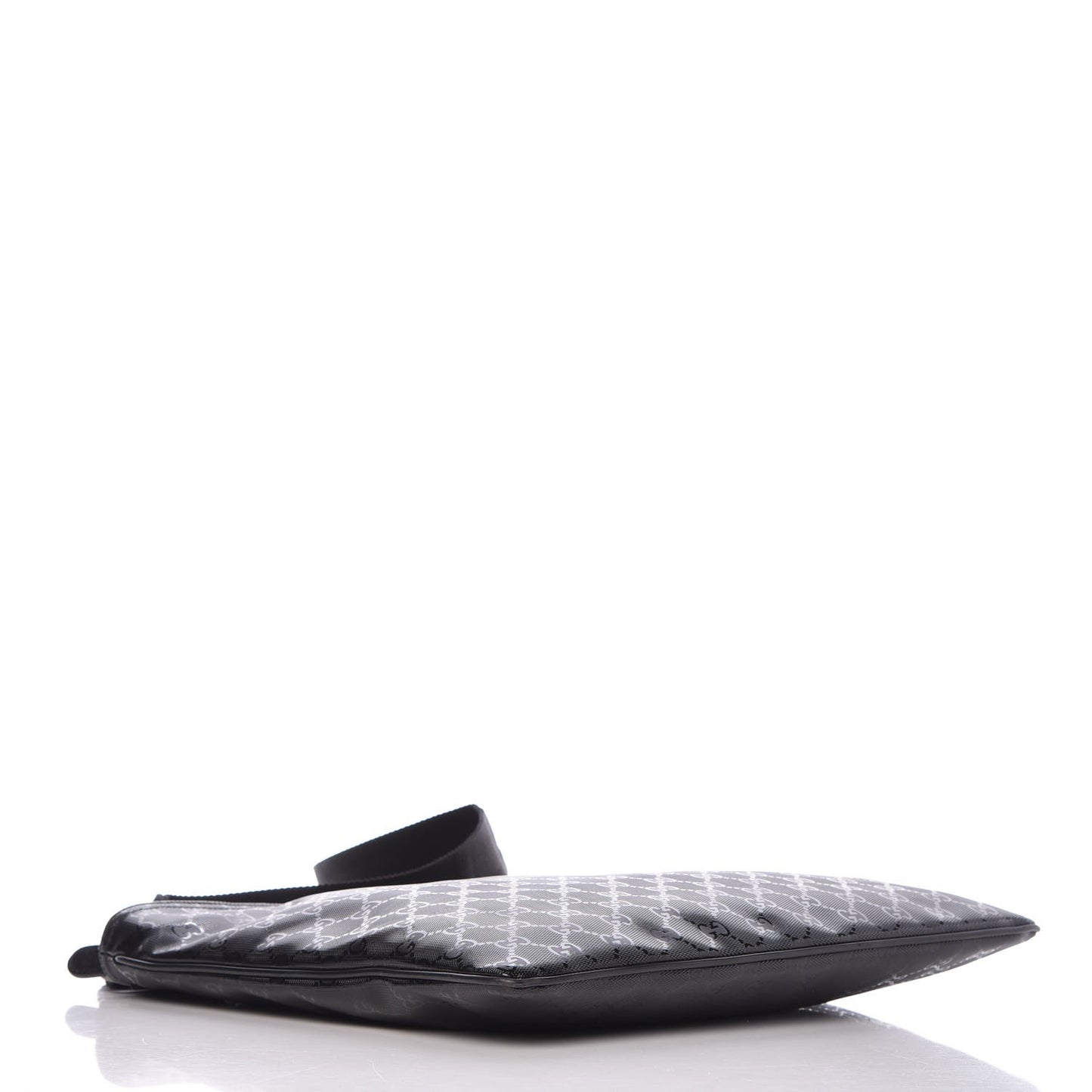 Imprime Monogram Medium Flat Messenger Bag Black