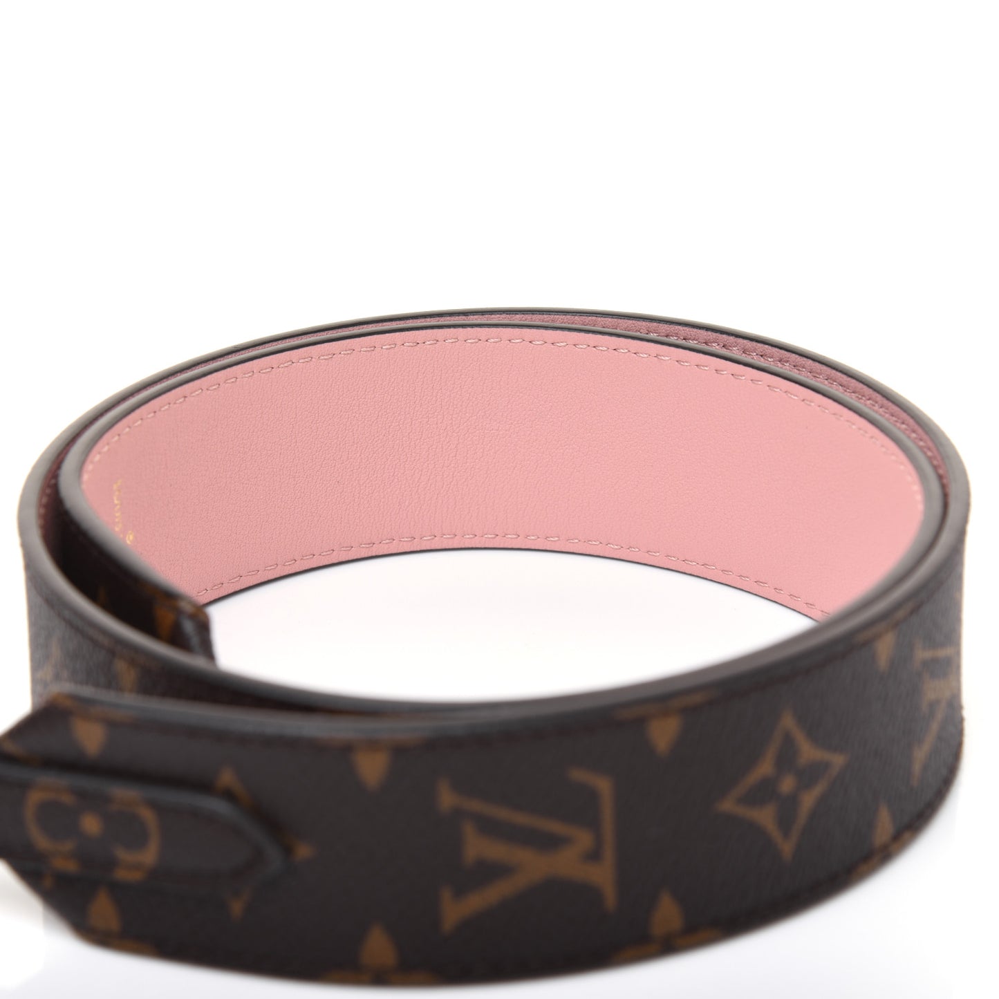 Monogram Bandouliere Shoulder Strap Rose Poudre