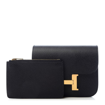 Hermes Epsom Constance Slim Wallet Black 5 of 7