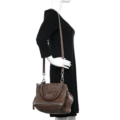 Givenchy Tumbled Sheepskin Small Pandora Brown 3 of 10