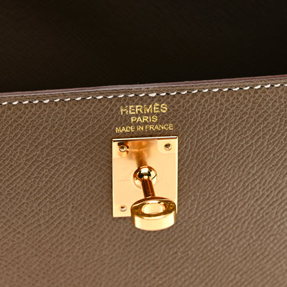 Hermes Epsom Kelly Sellier 25 Etoupe 6 of 11