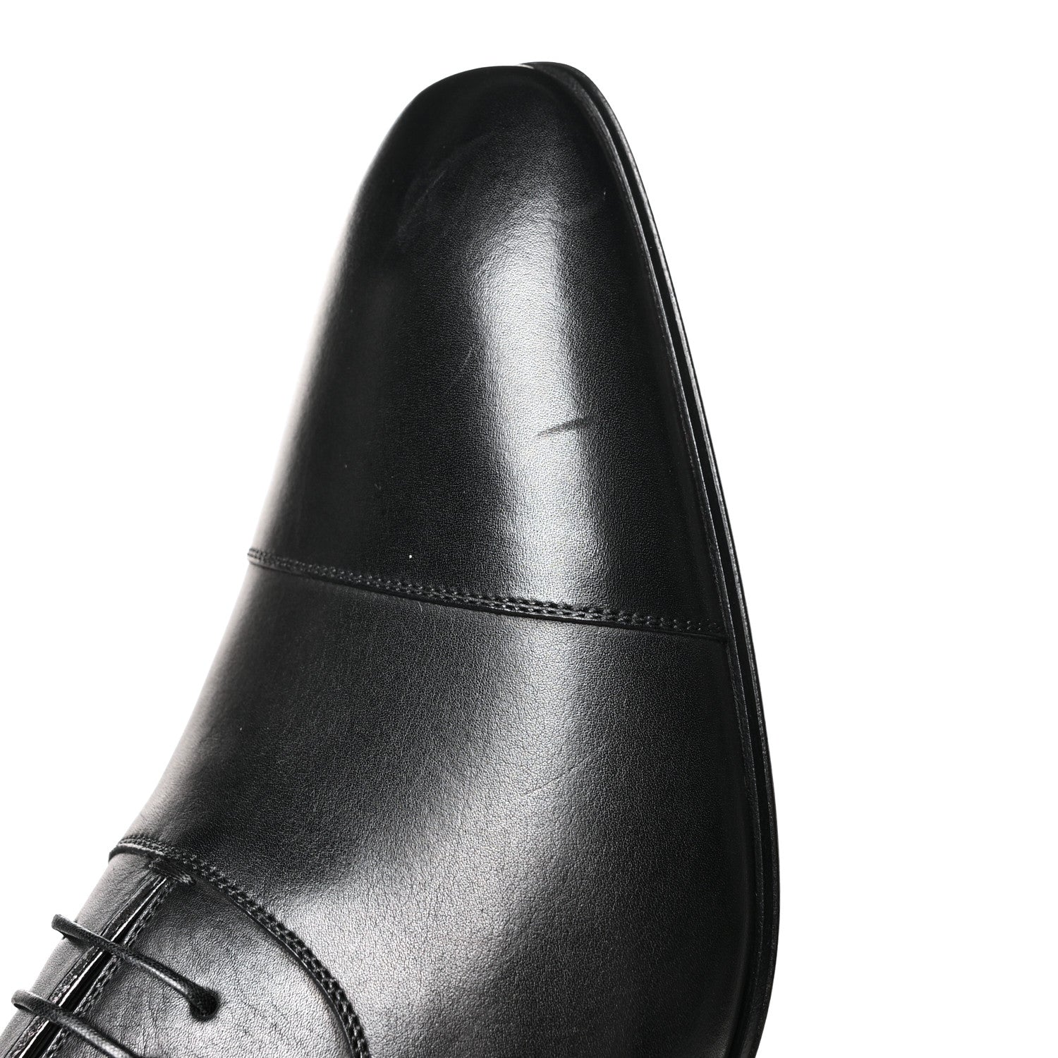 Christian Louboutin Calfskin Mens Greggo Flat Oxfords 45.5 Black 8 of 8