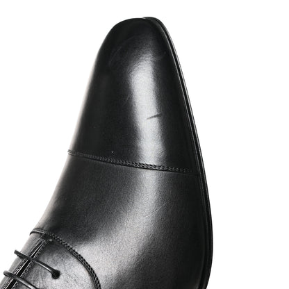 Christian Louboutin Calfskin Mens Greggo Flat Oxfords 45.5 Black 8 of 8