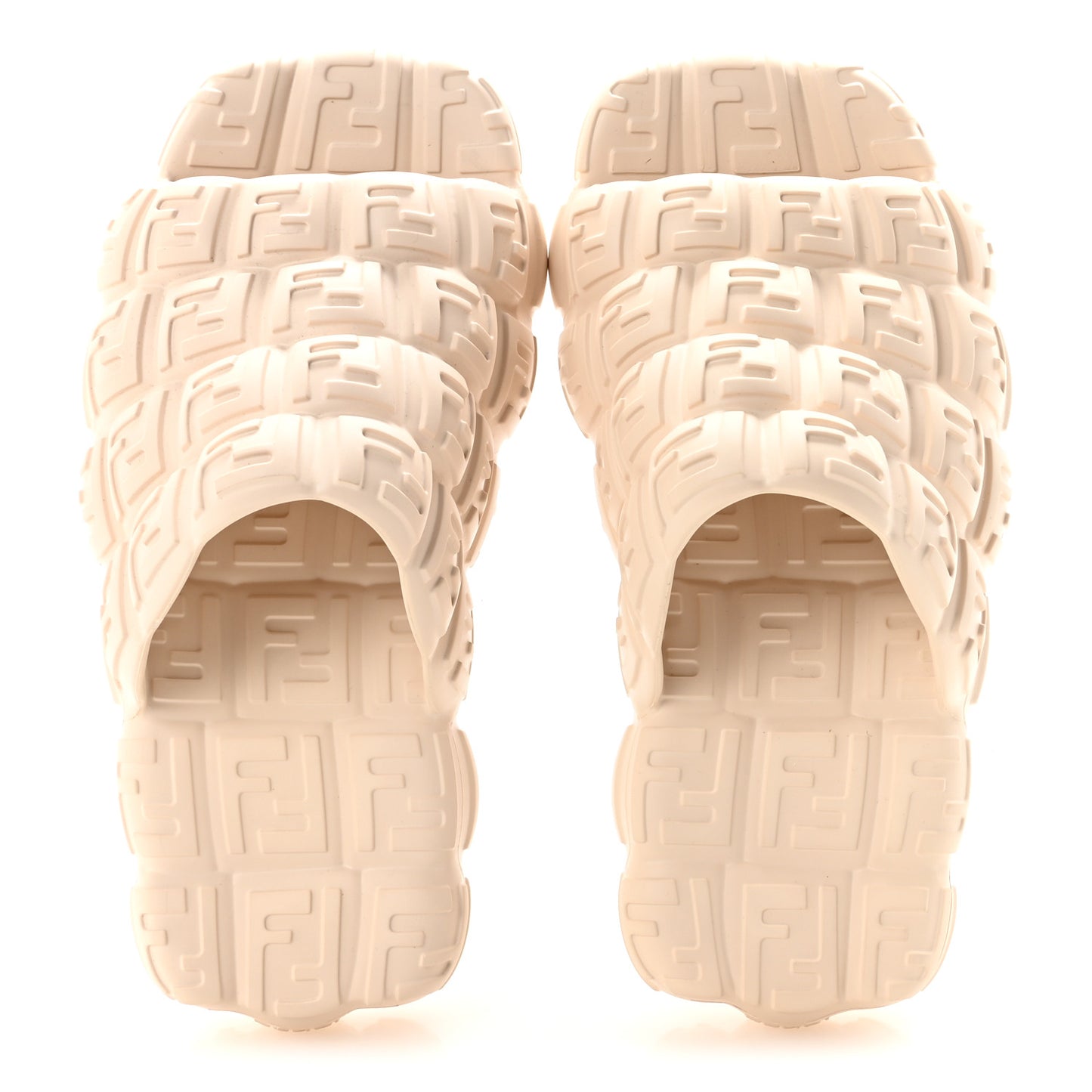 FF Embossed Cloud Eva Mens Slide Sandals 8 Camelia