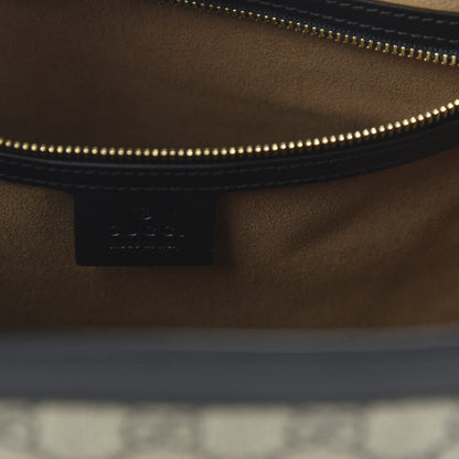 Gucci GG Supreme Monogram Medium Padlock Tote Black 8 of 11