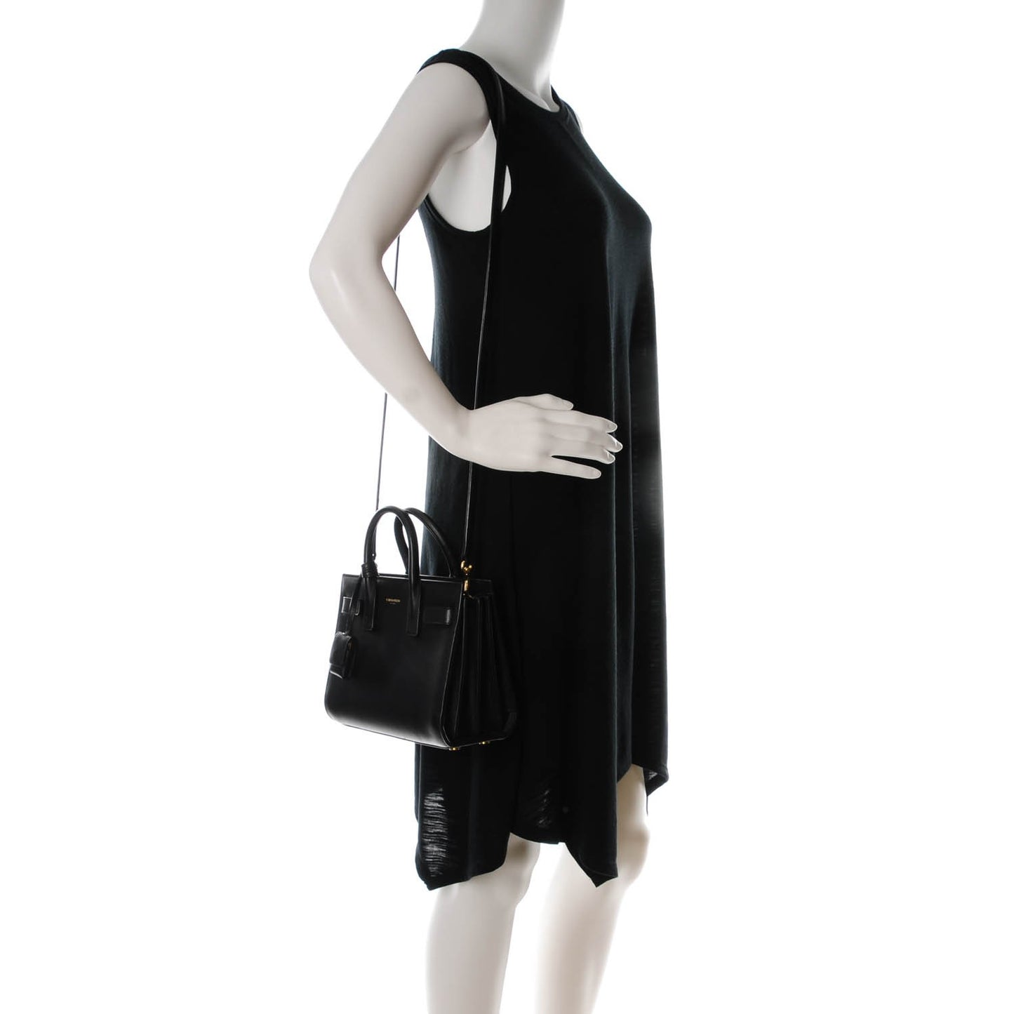 Calfskin Nano Sac De Jour Black