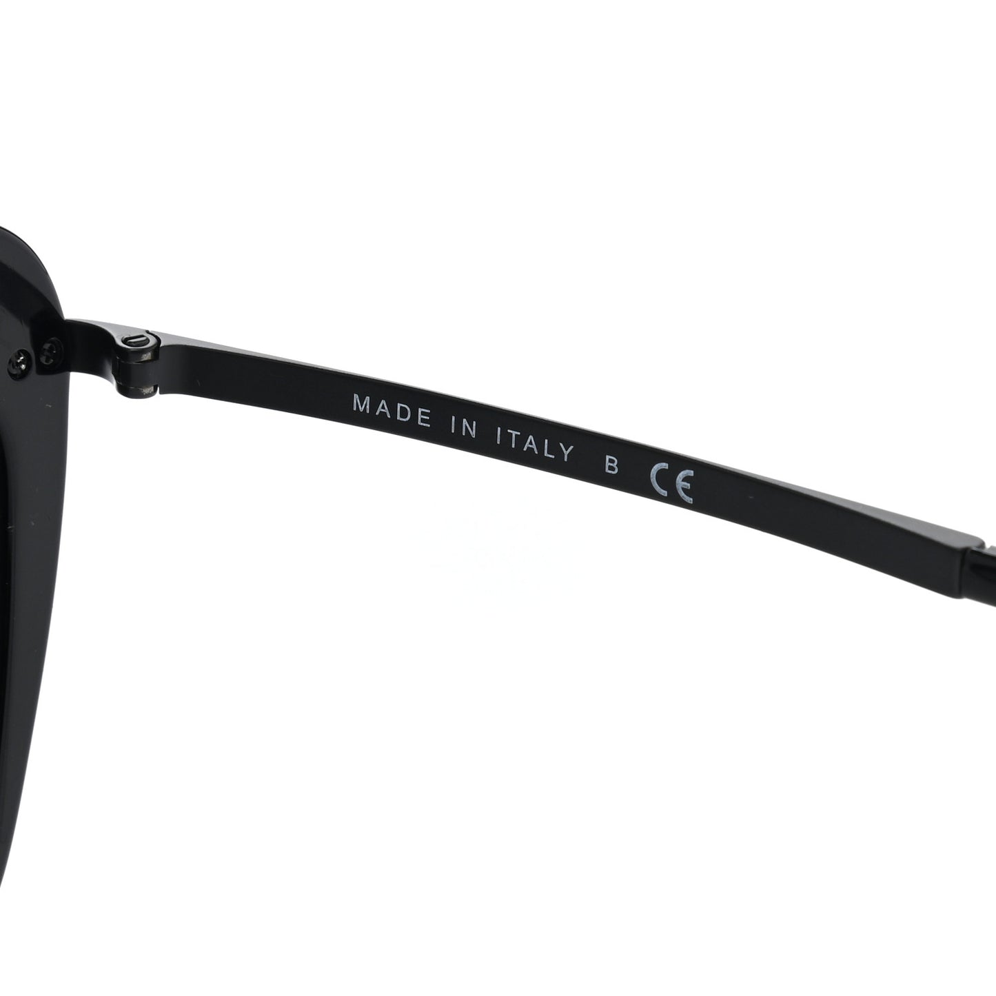 Acetate Butterfly Sunglasses 5377 Black Grey