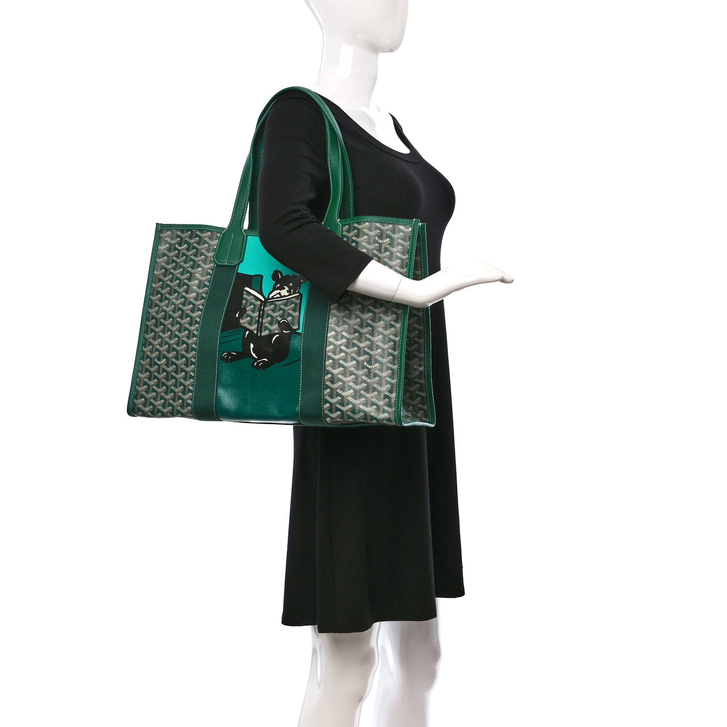Goyardine Villette Tote Green