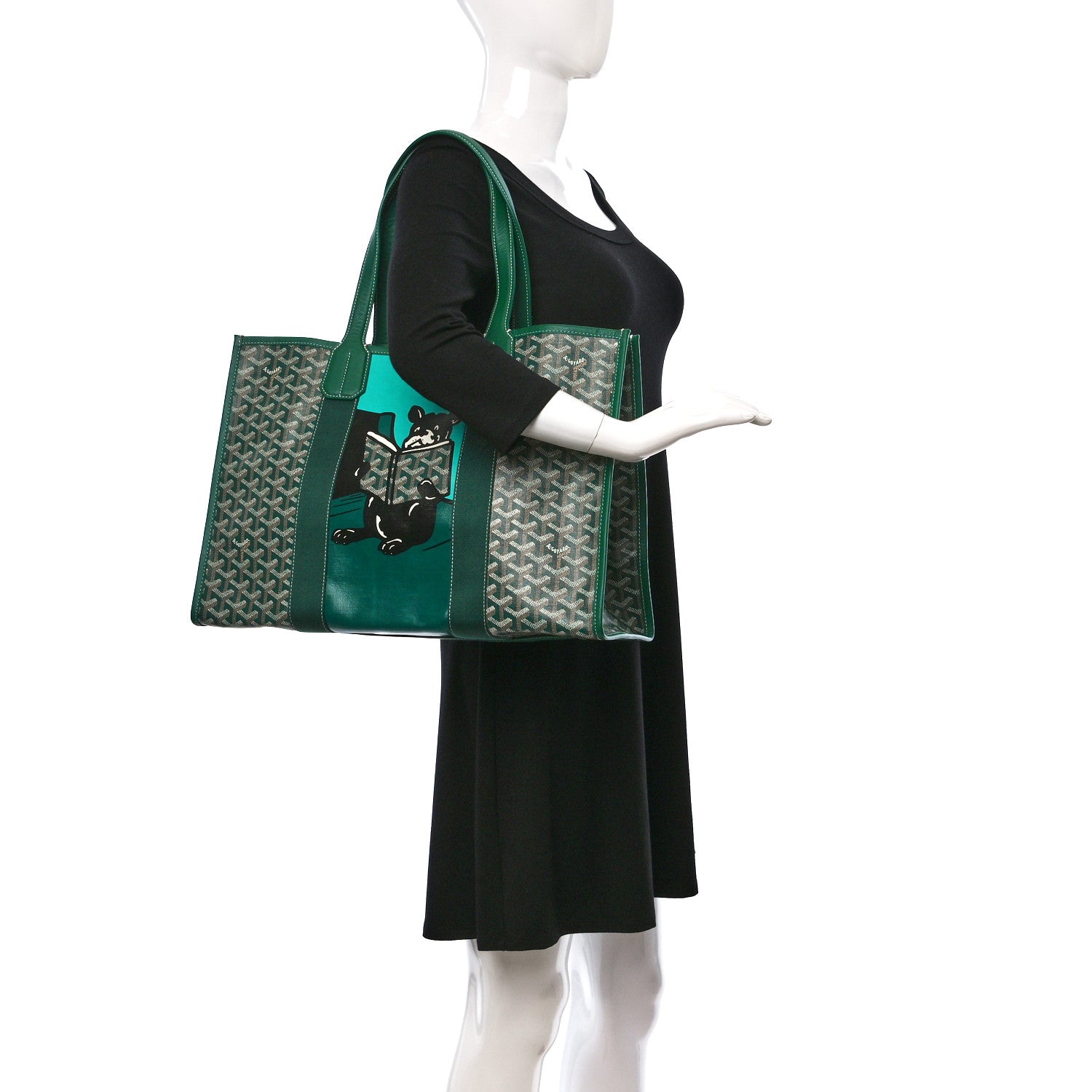 Goyard Goyardine Villette Tote Green 2 of 8