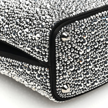 Prada Satin Crystal Small Panier Bucket Bag Metal 9 of 10