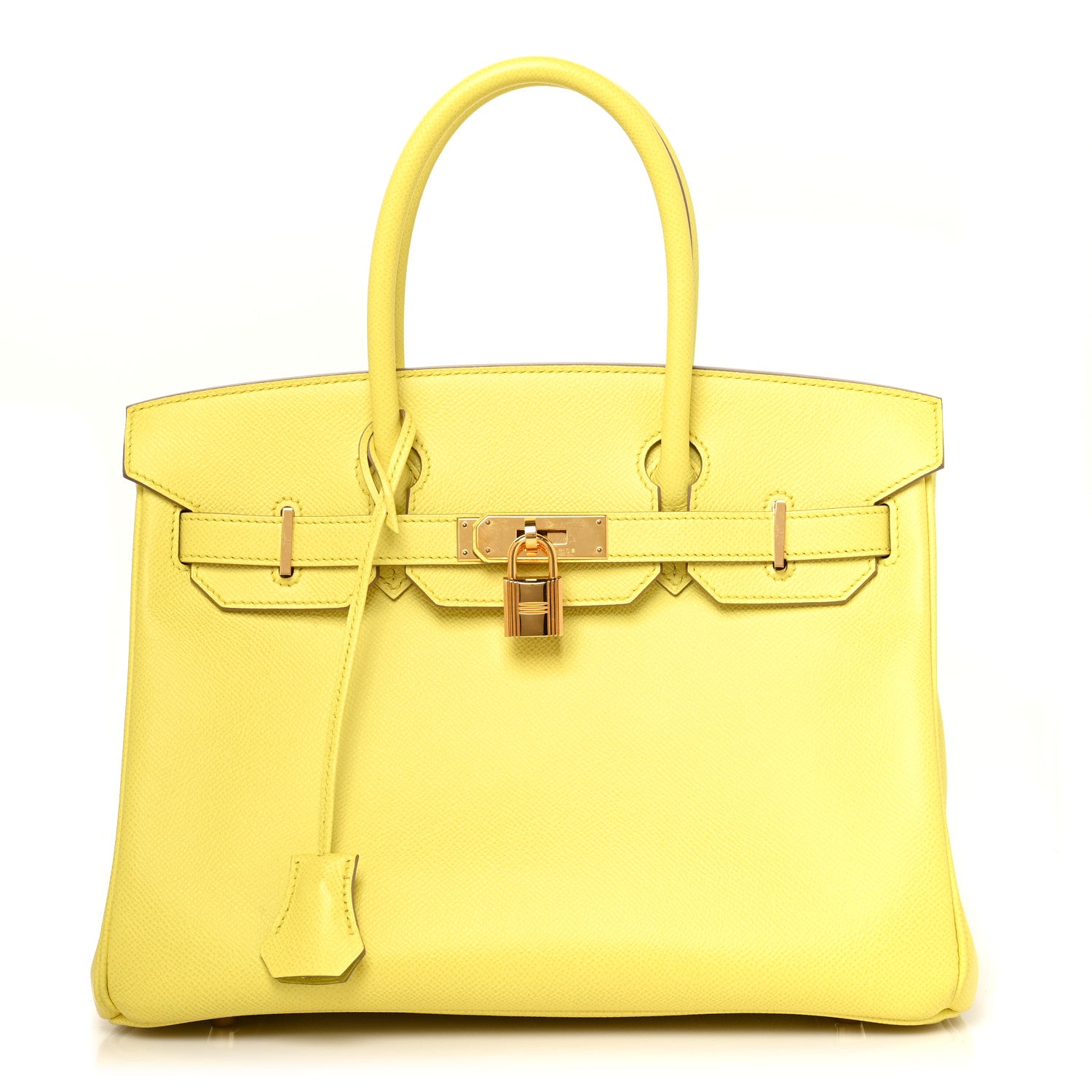 Hermes Epsom Birkin 30 Lime 1 of 11