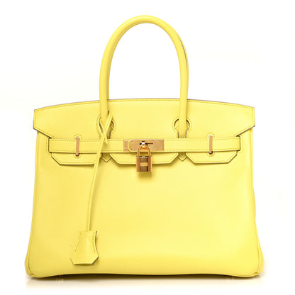 Hermes Epsom Birkin 30 Lime 1 of 11