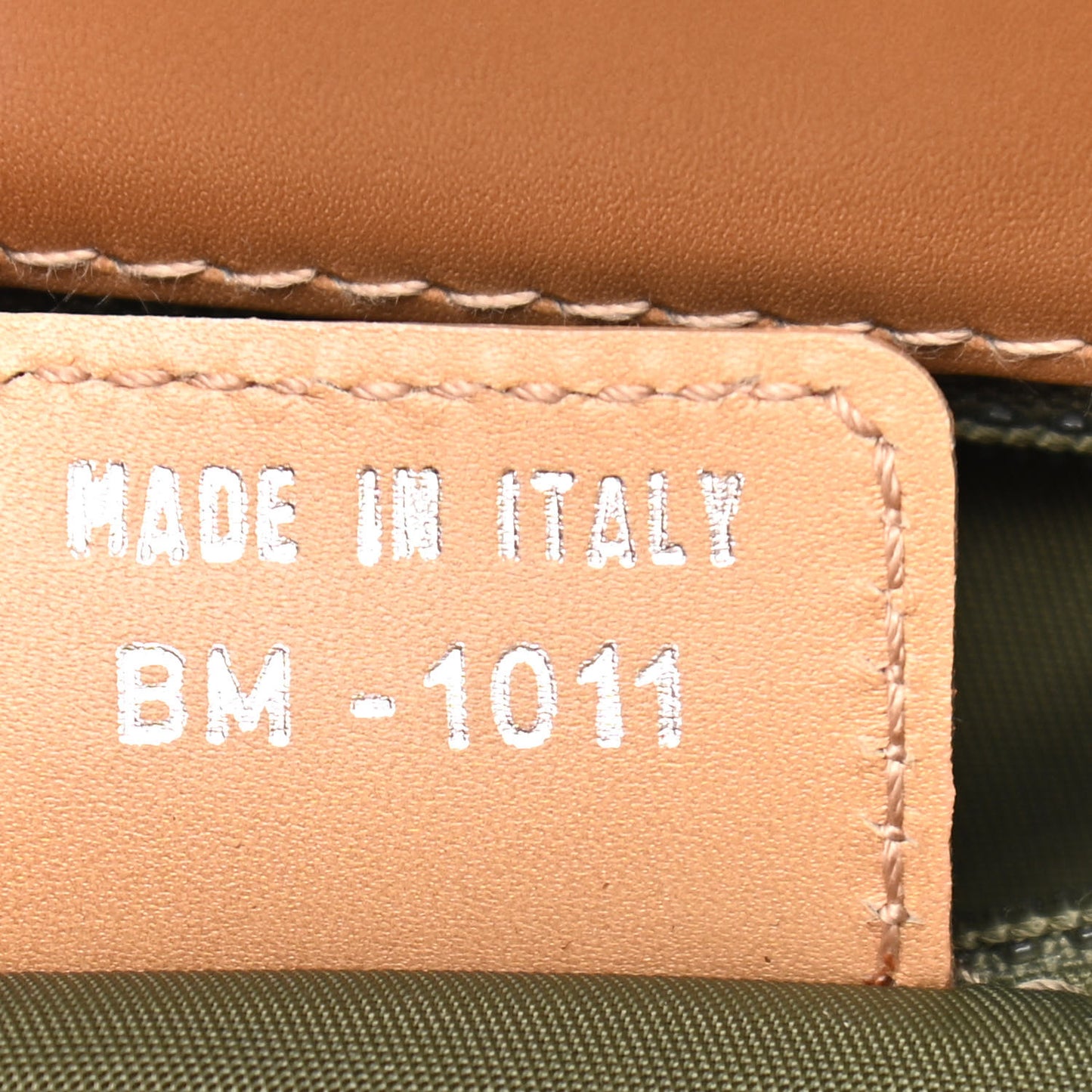 Calfskin Monogram Jeans Pocket Tote Green