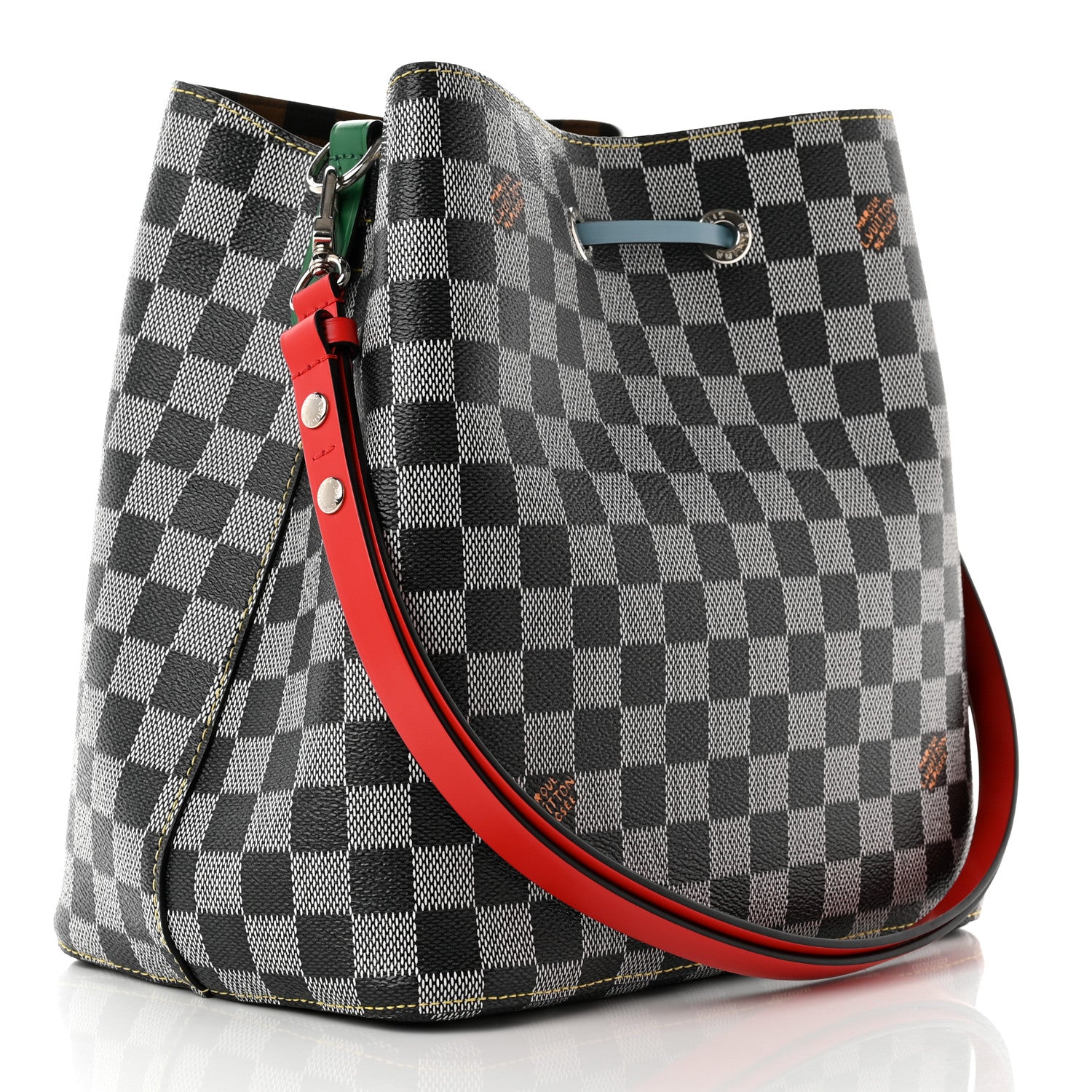 Louis Vuitton Damier Neonoe Black White 3 of 8