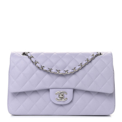 Chanel Caviar Quilted Medium Double Flap Light Purple 1 of 9