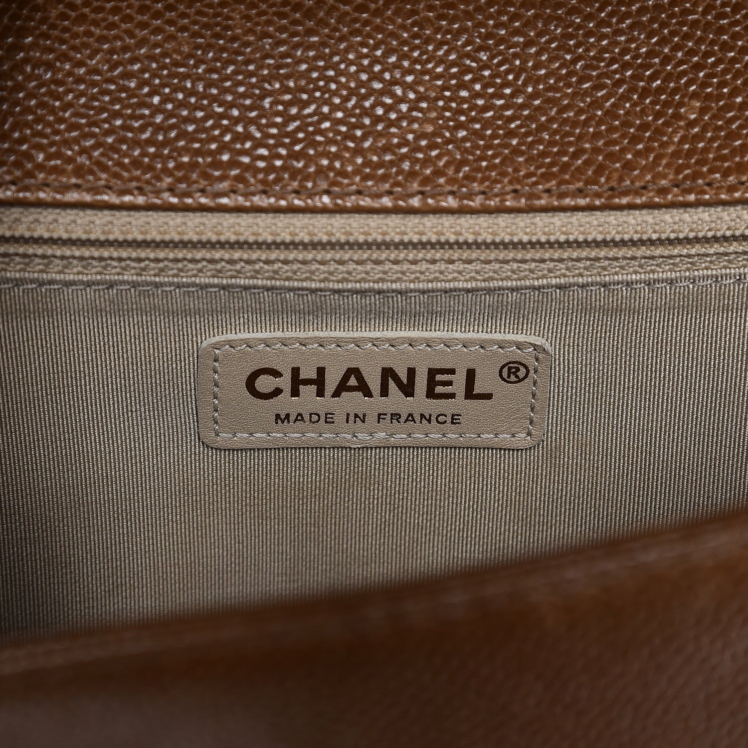 Chanel Caviar Quilted New Medium Boy Flap Brown 6 of 16