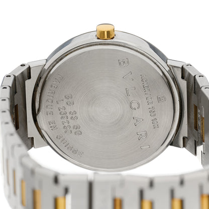 Bulgari Stainless Steel 18K Yellow Gold 33mm Quartz Watch Black 4 of 4