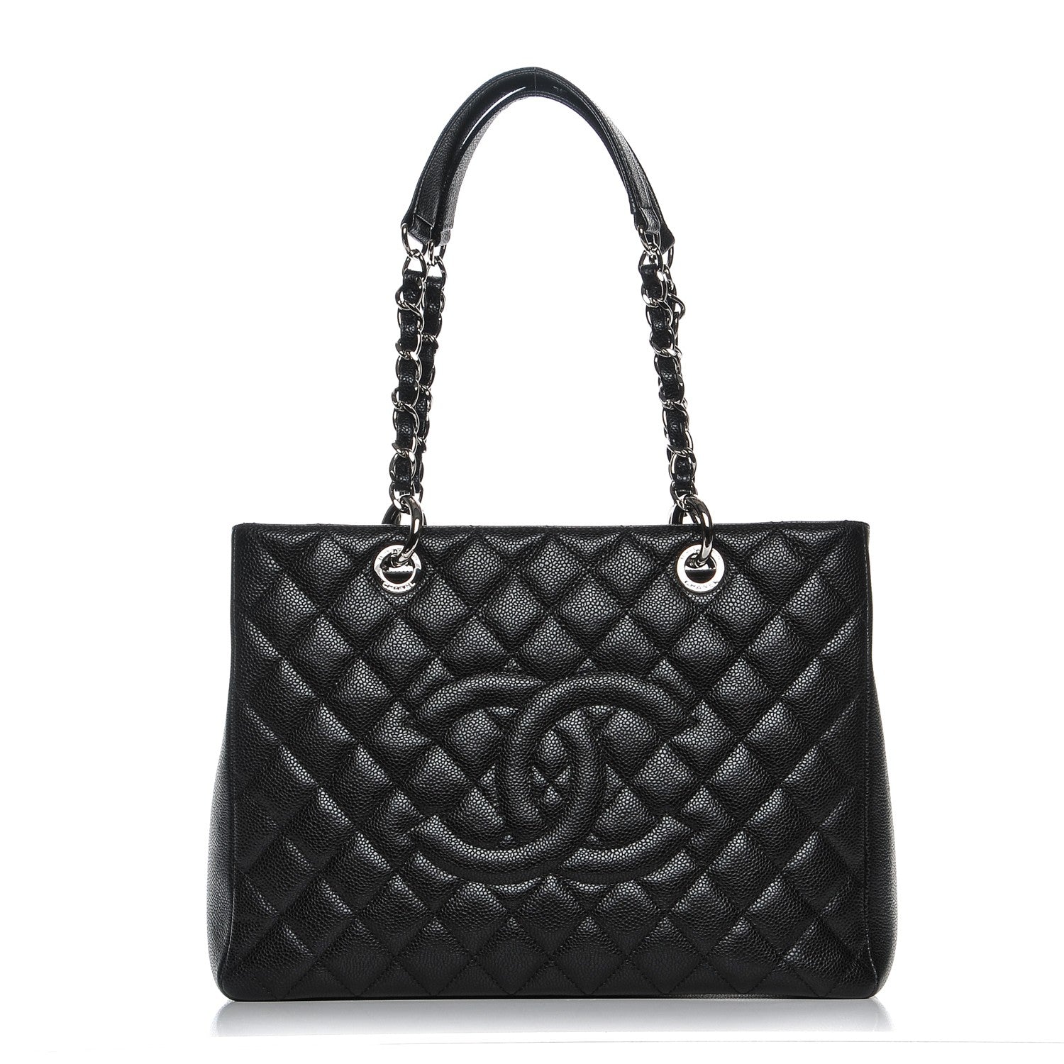 Chanel Caviar Quilted Grand Shopping Tote GST Black 1 of 8