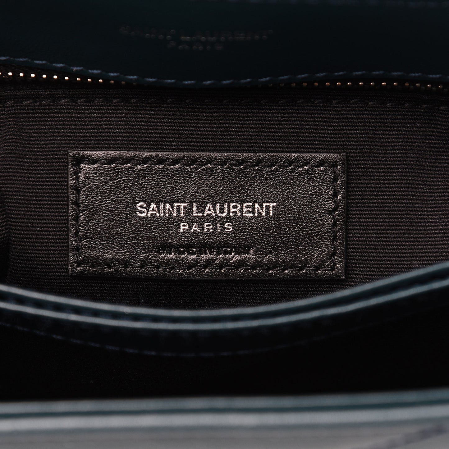 Calfskin Y Quilted Monogram Toy Loulou Satchel Dark Green