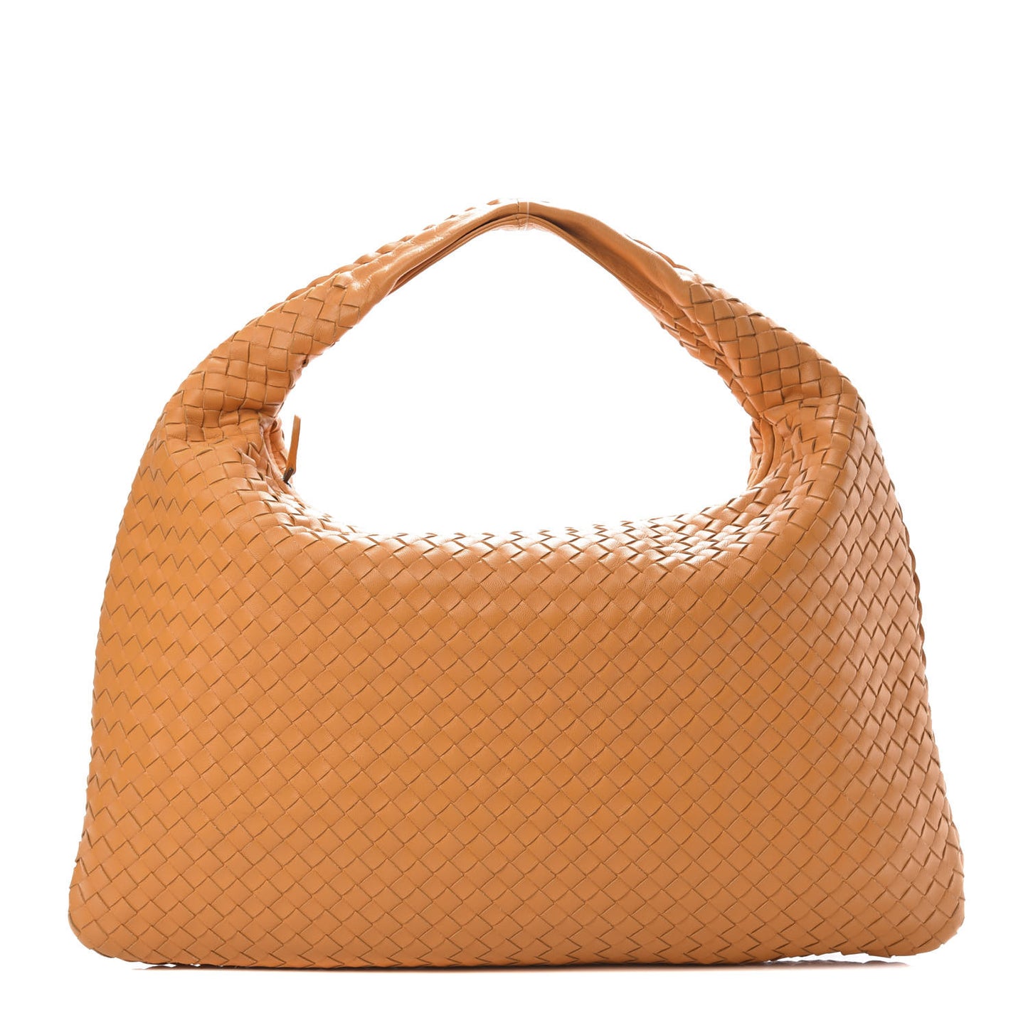 Nappa Intrecciato Large Veneta Hobo Orange