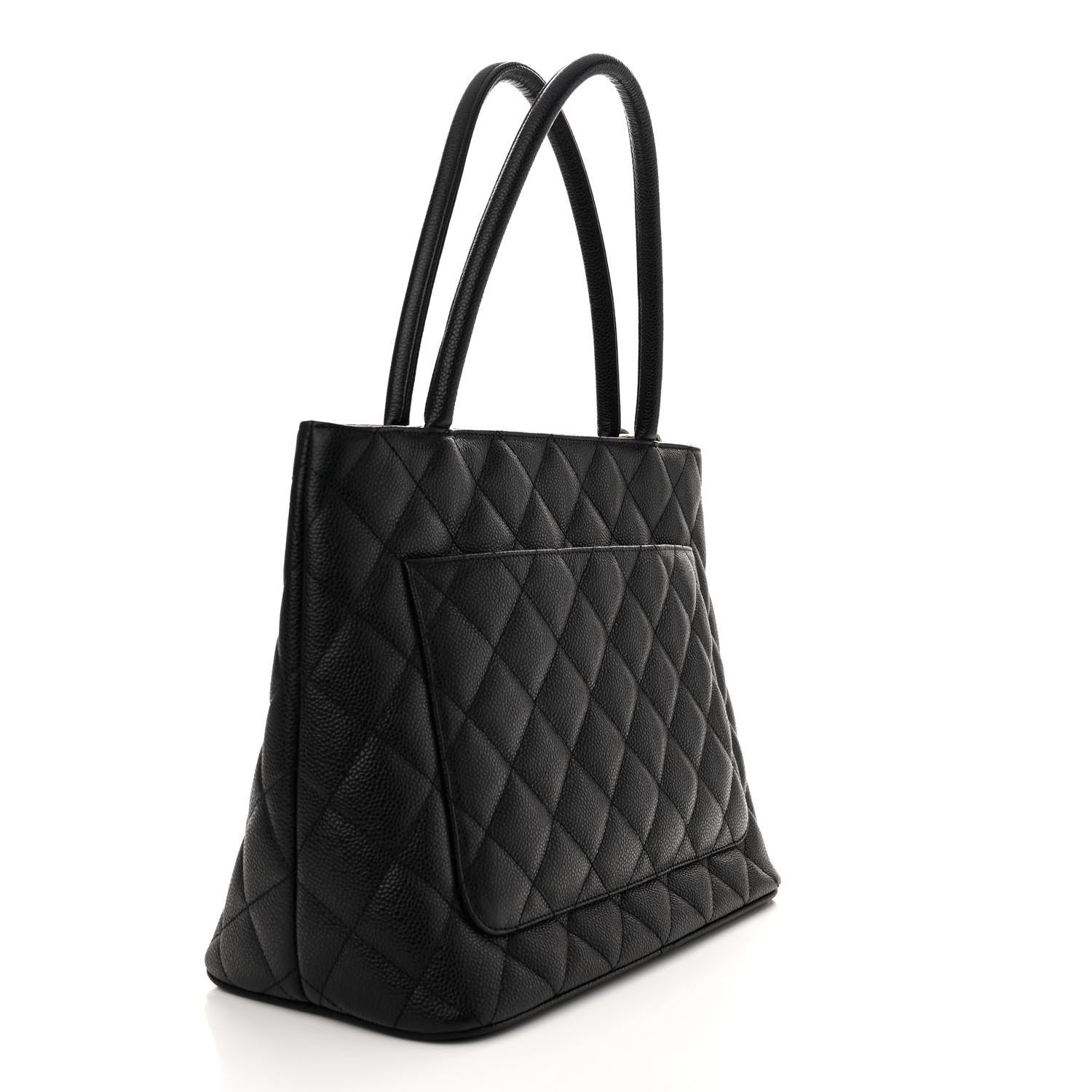 Chanel Caviar Quilted Medallion Tote Black 3 of 11