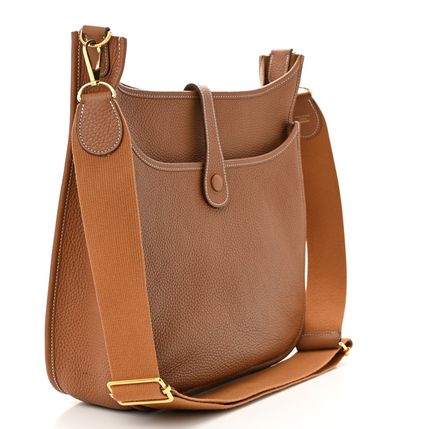 Hermes Taurillon Clemence Evelyne III GM Gold 6 of 10