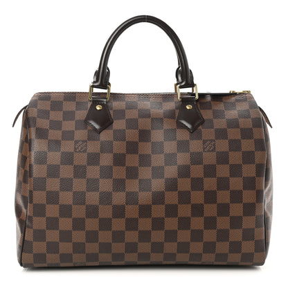 Louis Vuitton Damier Ebene Speedy 30 1 of 10