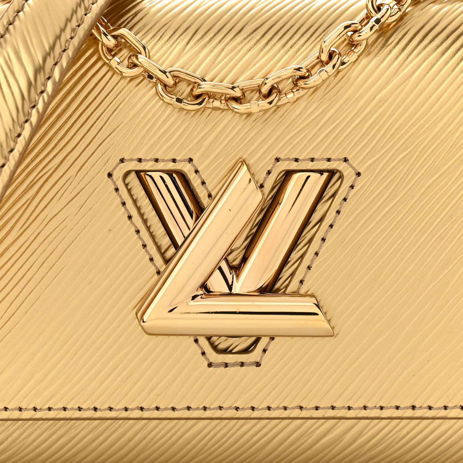 Louis Vuitton Epi Twist Shoulder Bag Mini Gold 9 of 12
