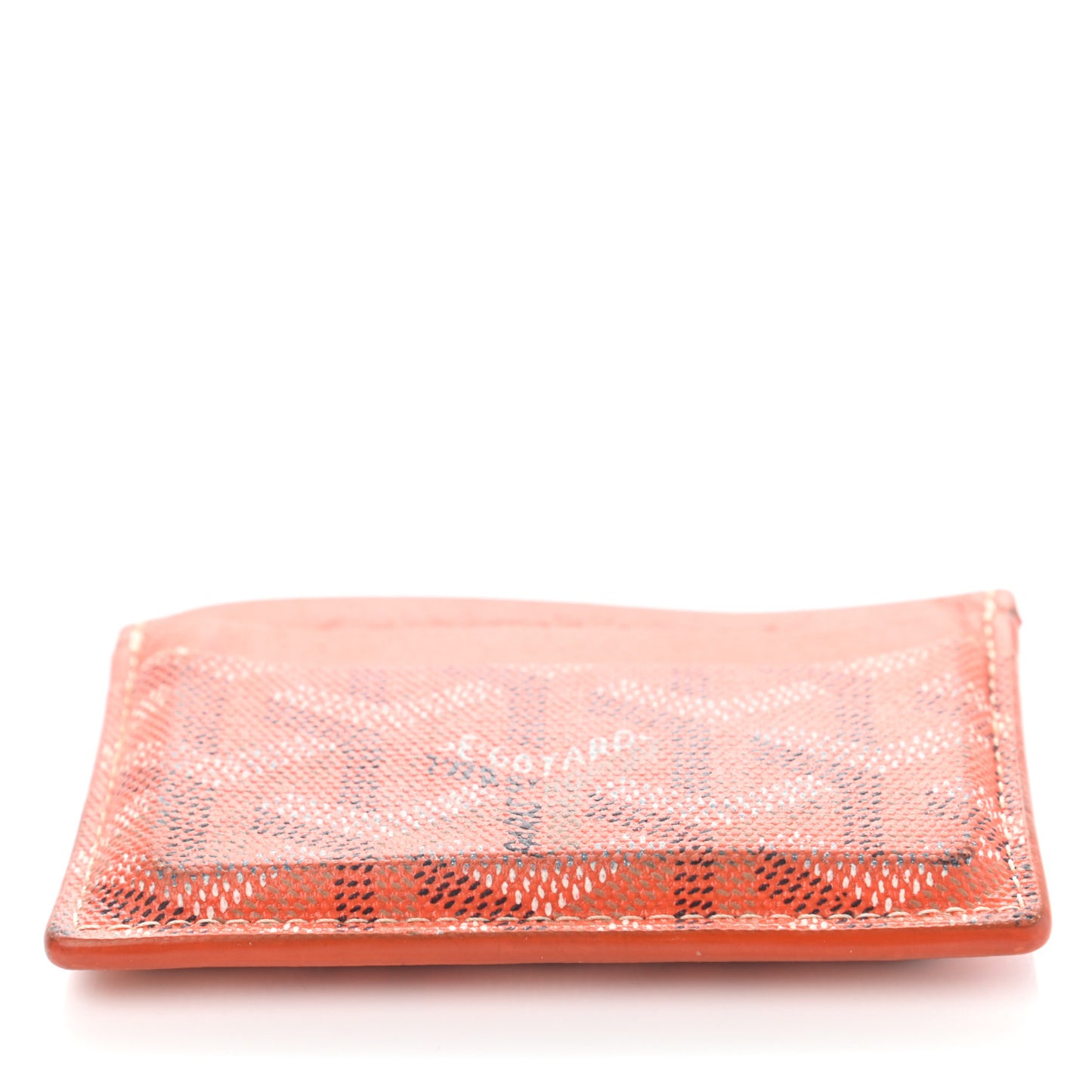 Goyardine Saint Sulpice Card Holder Orange