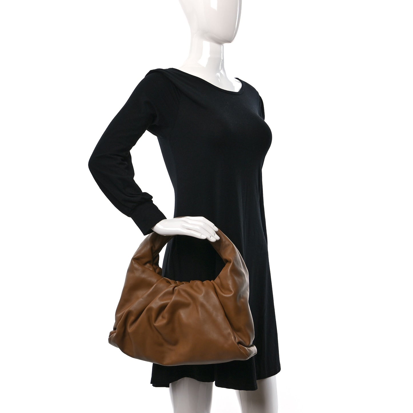 Smooth Butter Calfskin Small The Shoulder Pouch Moutarde