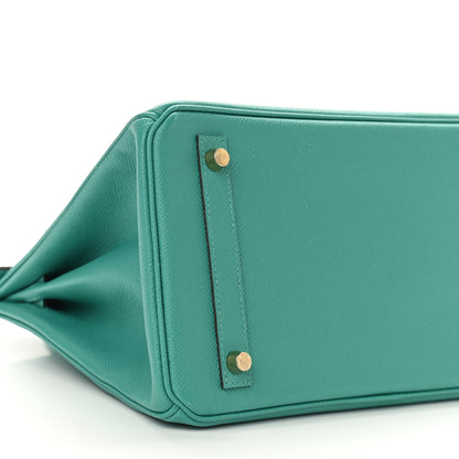 Hermes Epsom Birkin 30 Vert Verone 9 of 16