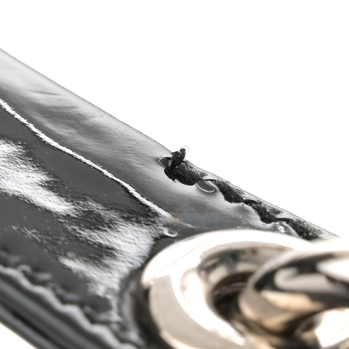 Patent Cannage Large Lady Dior Black