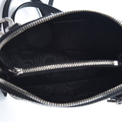 Gucci X SEGA Calfskin GUCCY Stars Mini Dome Shoulder Bag Black Gold 5 of 7